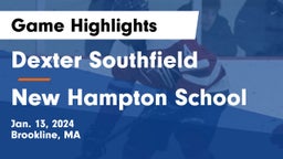 Dexter Southfield  vs New Hampton School  Game Highlights - Jan. 13, 2024