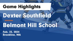 Dexter Southfield  vs Belmont Hill School Game Highlights - Feb. 23, 2024