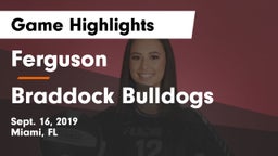 Ferguson  vs Braddock Bulldogs Game Highlights - Sept. 16, 2019
