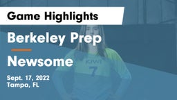 Berkeley Prep  vs Newsome Game Highlights - Sept. 17, 2022