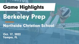 Berkeley Prep  vs Northside Christian School Game Highlights - Oct. 17, 2022