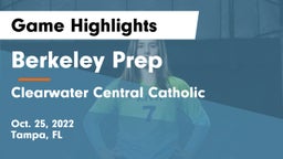 Berkeley Prep  vs Clearwater Central Catholic  Game Highlights - Oct. 25, 2022