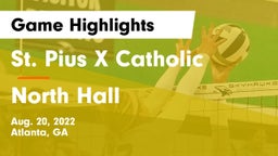 St. Pius X Catholic  vs North Hall  Game Highlights - Aug. 20, 2022