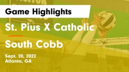 St. Pius X Catholic  vs South Cobb Game Highlights - Sept. 20, 2022