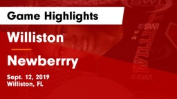 Williston  vs Newberrry Game Highlights - Sept. 12, 2019