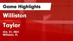 Williston  vs Taylor Game Highlights - Oct. 21, 2021