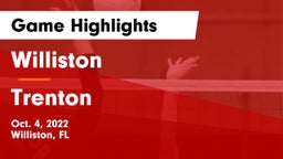 Williston  vs Trenton Game Highlights - Oct. 4, 2022