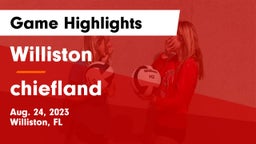 Williston  vs chiefland Game Highlights - Aug. 24, 2023