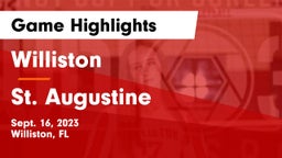 Williston  vs St. Augustine  Game Highlights - Sept. 16, 2023