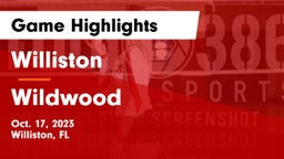 Williston  vs Wildwood  Game Highlights - Oct. 17, 2023