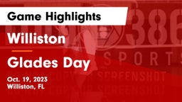Williston  vs Glades Day  Game Highlights - Oct. 19, 2023