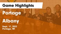 Portage  vs Albany  Game Highlights - Sept. 17, 2022