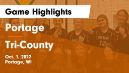 Portage  vs Tri-County  Game Highlights - Oct. 1, 2022