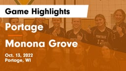 Portage  vs Monona Grove  Game Highlights - Oct. 13, 2022