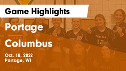 Portage  vs Columbus  Game Highlights - Oct. 18, 2022