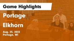 Portage  vs Elkhorn Game Highlights - Aug. 25, 2023