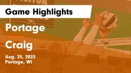 Portage  vs Craig  Game Highlights - Aug. 25, 2023