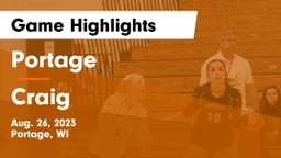 Portage  vs Craig  Game Highlights - Aug. 26, 2023
