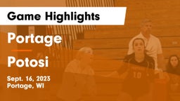 Portage  vs Potosi Game Highlights - Sept. 16, 2023