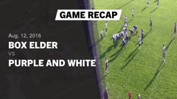 Recap: Box Elder  vs. purple and white 2016