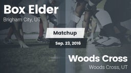Matchup: Box Elder High vs. Woods Cross  2016