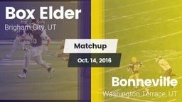 Matchup: Box Elder High vs. Bonneville  2016