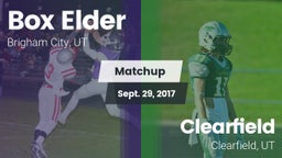 Matchup: Box Elder High vs. Clearfield  2017