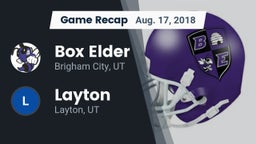 Recap: Box Elder  vs. Layton  2018