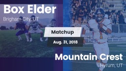 Matchup: Box Elder High vs. Mountain Crest  2018