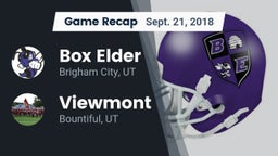 Recap: Box Elder  vs. Viewmont  2018