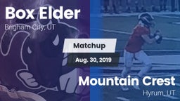Matchup: Box Elder High vs. Mountain Crest  2019