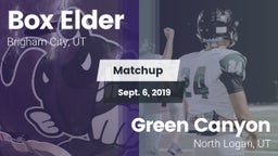 Matchup: Box Elder High vs. Green Canyon  2019