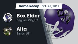 Recap: Box Elder  vs. Alta  2019