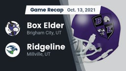 Recap: Box Elder  vs. Ridgeline  2021