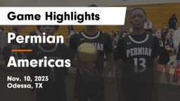 Permian  vs Americas  Game Highlights - Nov. 10, 2023