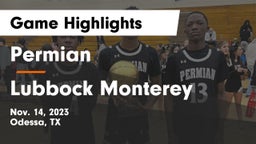 Permian  vs Lubbock Monterey  Game Highlights - Nov. 14, 2023