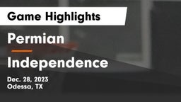 Permian  vs Independence  Game Highlights - Dec. 28, 2023