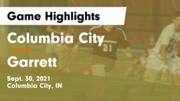 Columbia City  vs Garrett  Game Highlights - Sept. 30, 2021