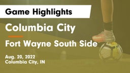 Columbia City  vs Fort Wayne South Side Game Highlights - Aug. 20, 2022