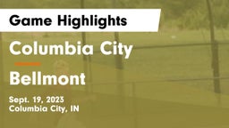 Columbia City  vs Bellmont  Game Highlights - Sept. 19, 2023