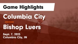 Columbia City  vs Bishop Luers  Game Highlights - Sept. 7, 2023