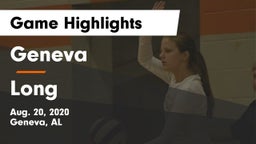 Geneva  vs Long  Game Highlights - Aug. 20, 2020