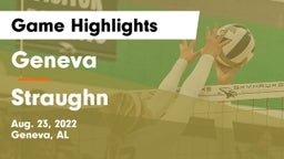 Geneva  vs Straughn Game Highlights - Aug. 23, 2022