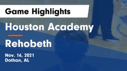 Houston Academy  vs Rehobeth  Game Highlights - Nov. 16, 2021