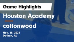Houston Academy  vs cottonwood Game Highlights - Nov. 18, 2021