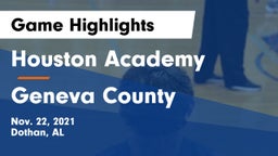 Houston Academy  vs Geneva County  Game Highlights - Nov. 22, 2021