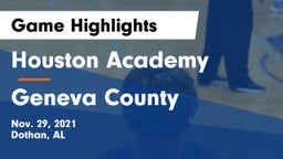Houston Academy  vs Geneva County  Game Highlights - Nov. 29, 2021
