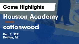 Houston Academy  vs cottonwood Game Highlights - Dec. 2, 2021
