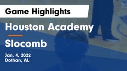 Houston Academy  vs Slocomb  Game Highlights - Jan. 4, 2022