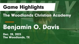 The Woodlands Christian Academy vs Benjamin O. Davis  Game Highlights - Dec. 28, 2023